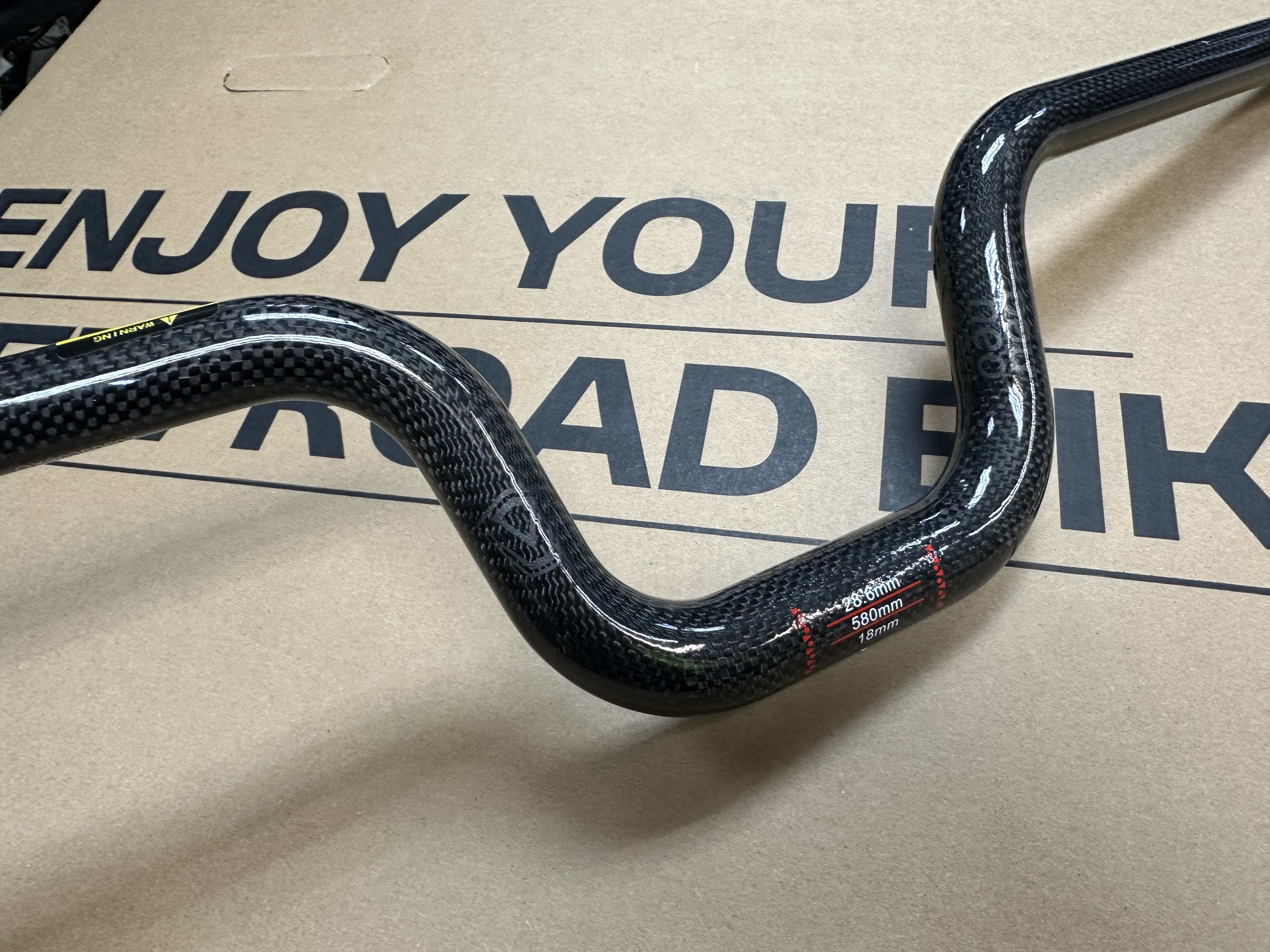 Java Neo 28.6 mm Carbon Handle bar H:100mm