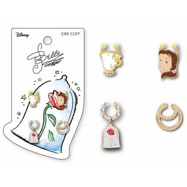 [現貨] [日本直送] Beaty and the Beast | 夾式耳環 {TF2411008}