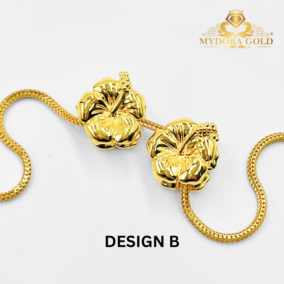 MYDORA Bead Bunga Raya Patrio (5G) l EMAS 916/22K