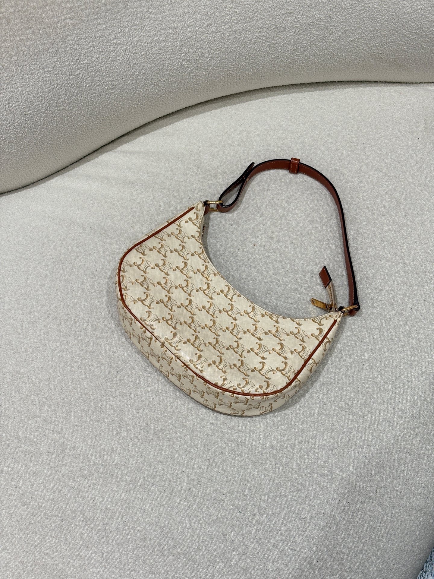 【預訂貨品】CELINE AVA 經典老花牛皮腋下包