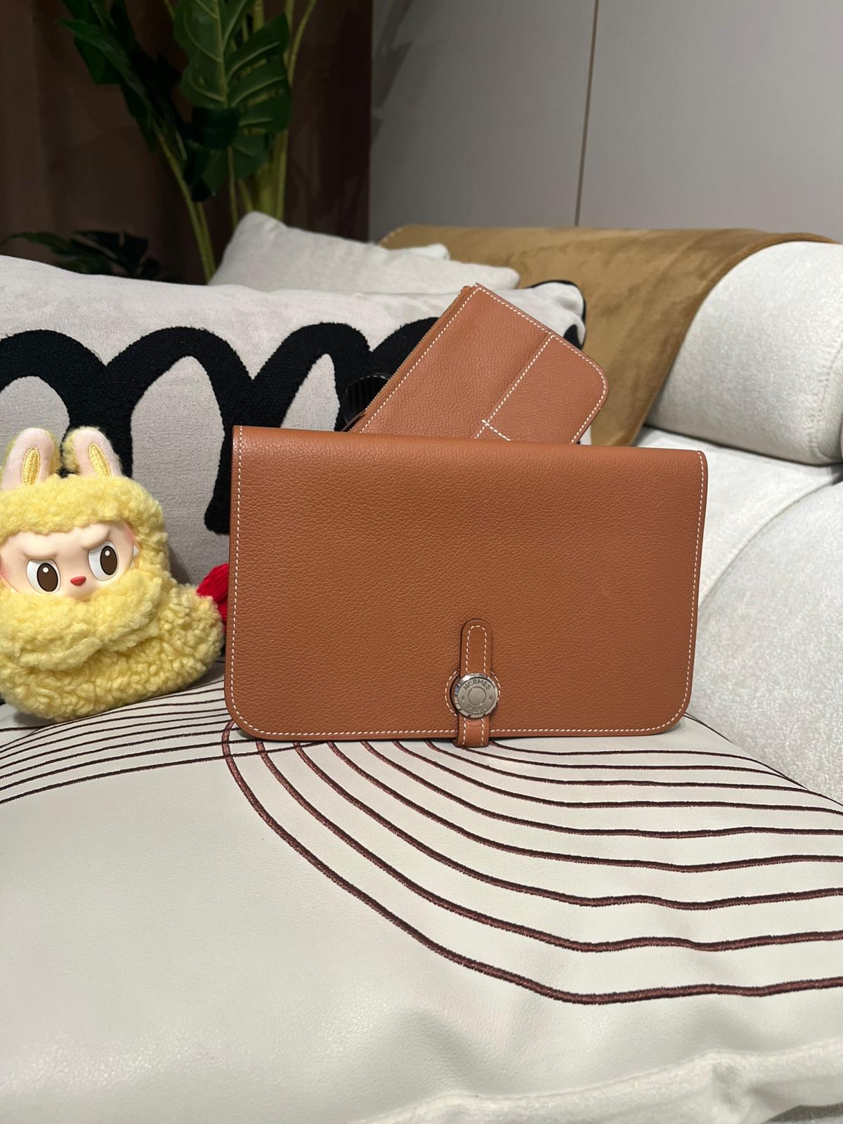 Hermes dogon duo WALLET ,STAMP U 100%Authentic ,unused 未使用品✅box 