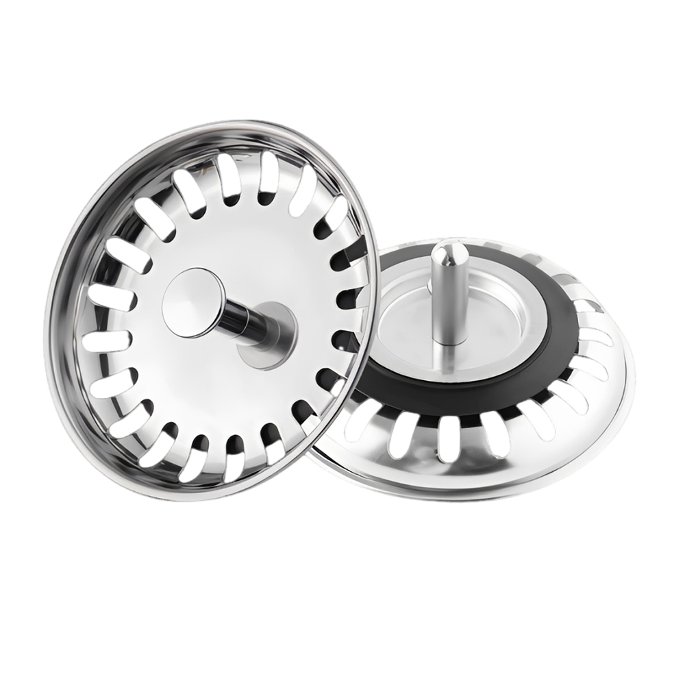 廚房洗碗池水池塞 不鏽鋼升級加厚慮蓋 UA0531