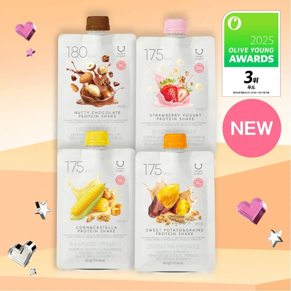 $85組3+1袋/盒。🥛Delight Project蛋白代餐奶昔入門套組 3+1袋/盒