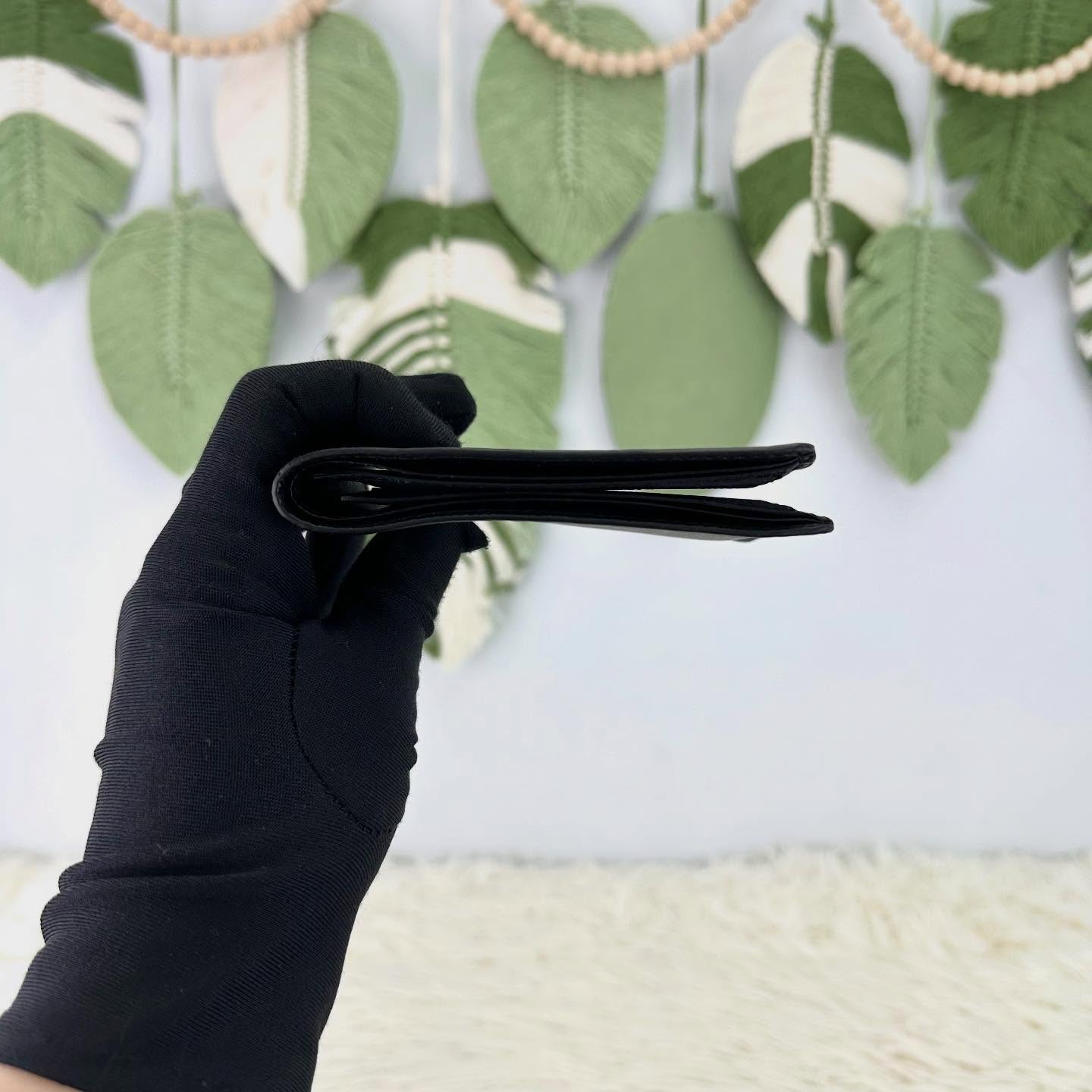 LV 🤍PRE OWNED Slender 黑色老花短銀包 晶片款🖤