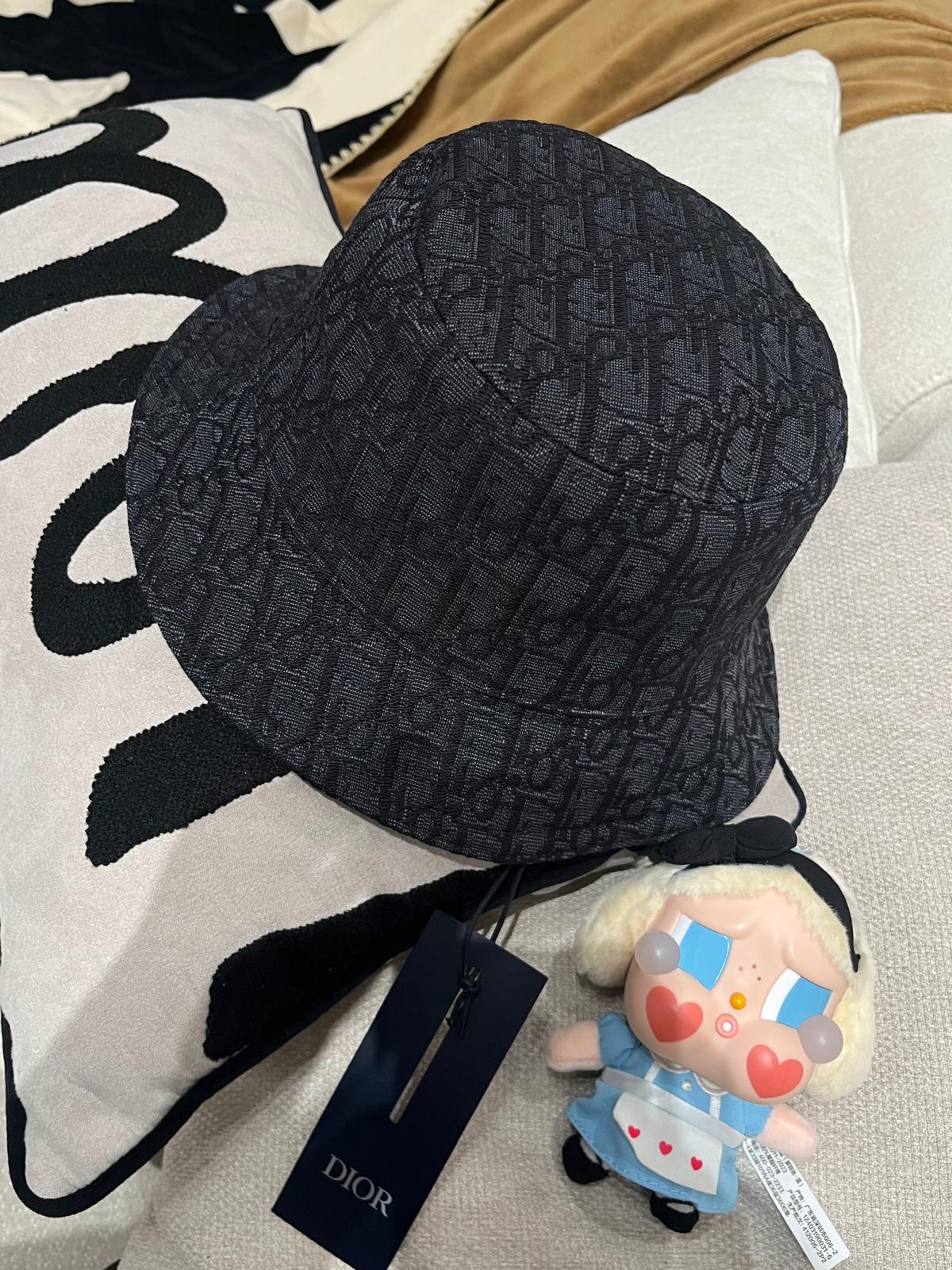 全新 Dior Oblique hat Denim Black 漁夫帽 100%Authentic, Brand New 