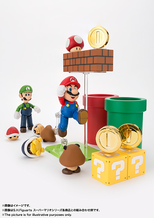 S.H.Figuarts 超級瑪利歐系列可動公仔 及 場景配件套組 figure