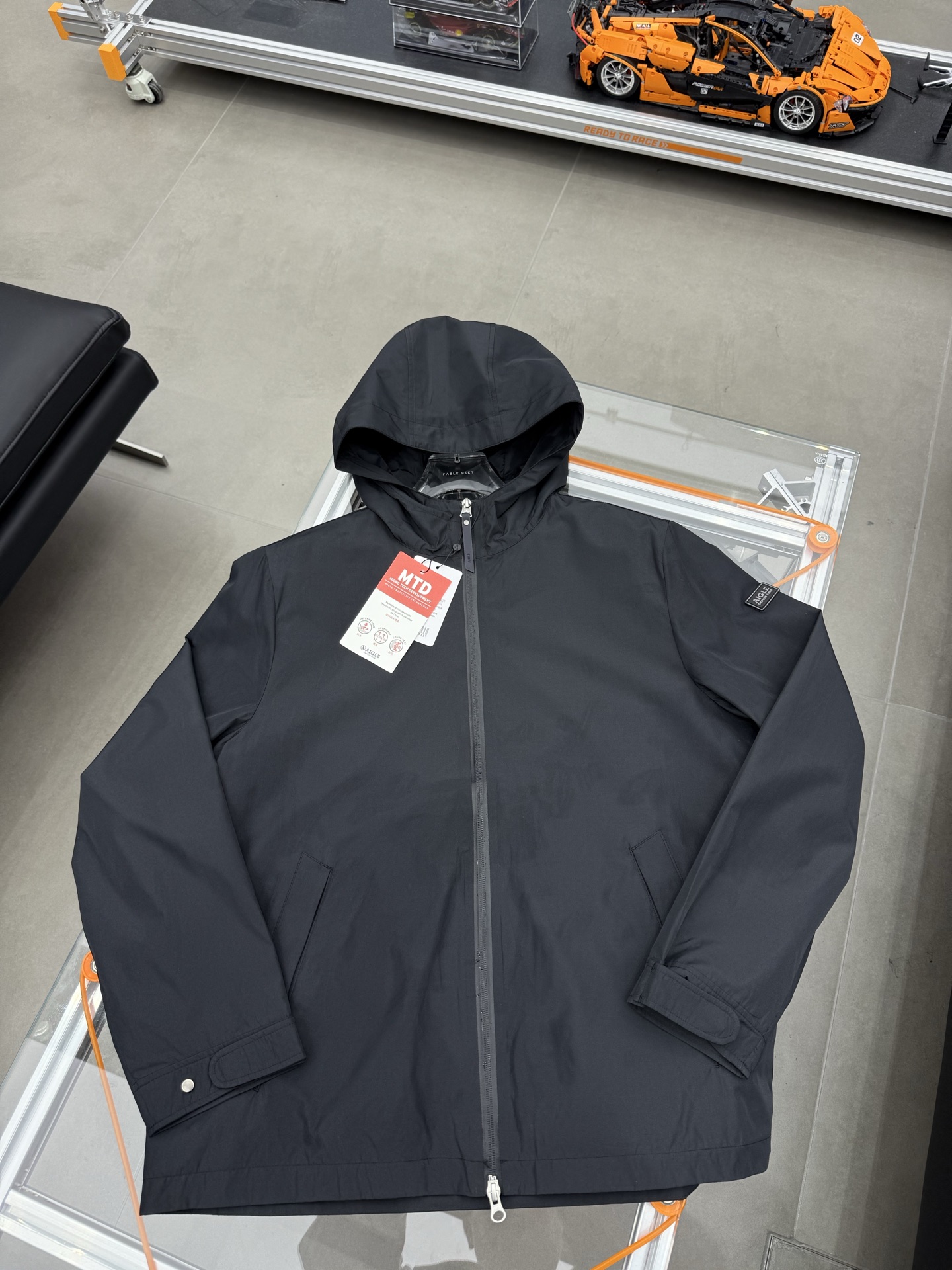 法國 AIGLE MTD Hooded Jacket 輕量防風防水連帽拉鏈外套