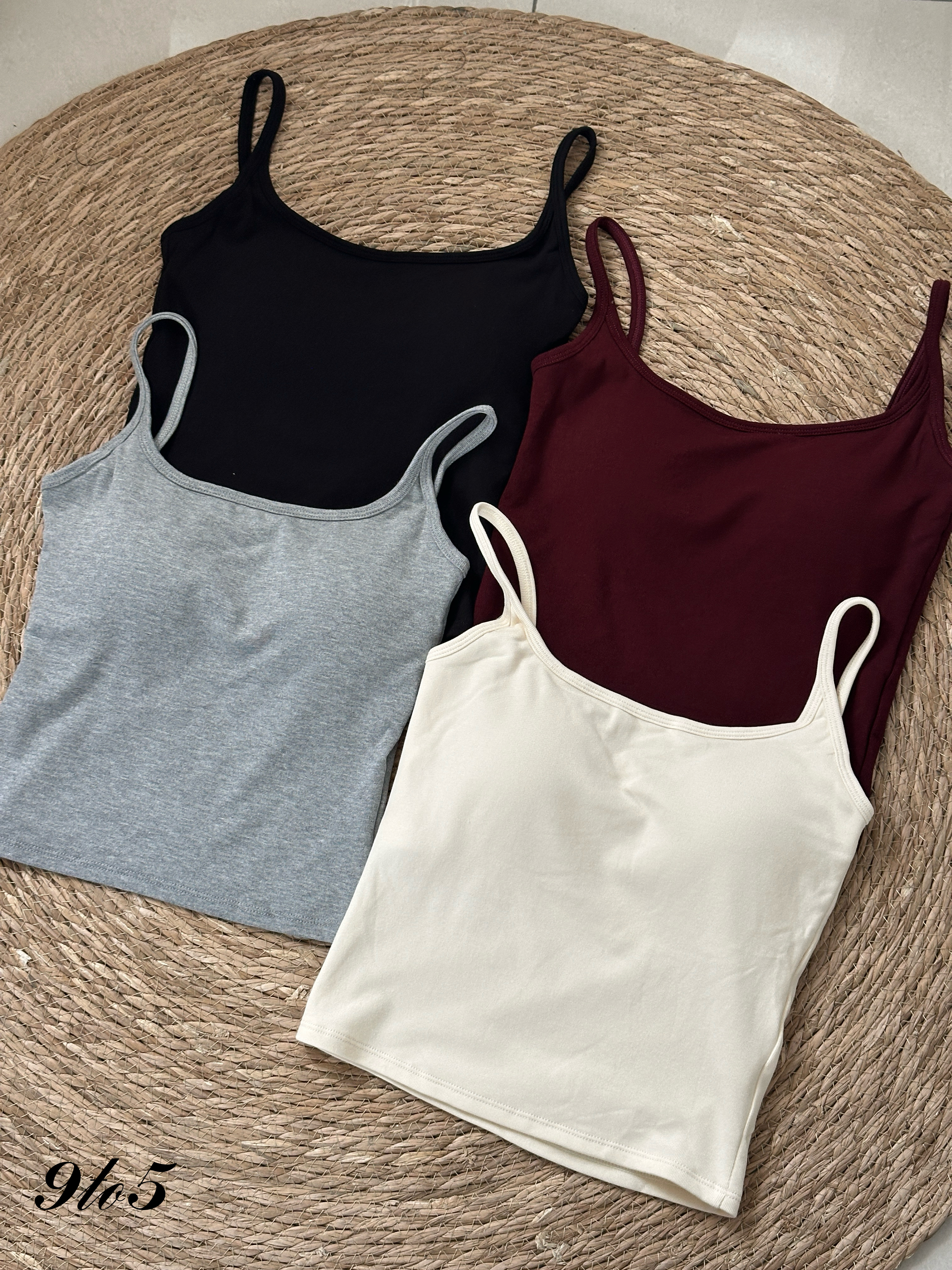 T4078 Sleeveless Bra Top - 4 Colors 