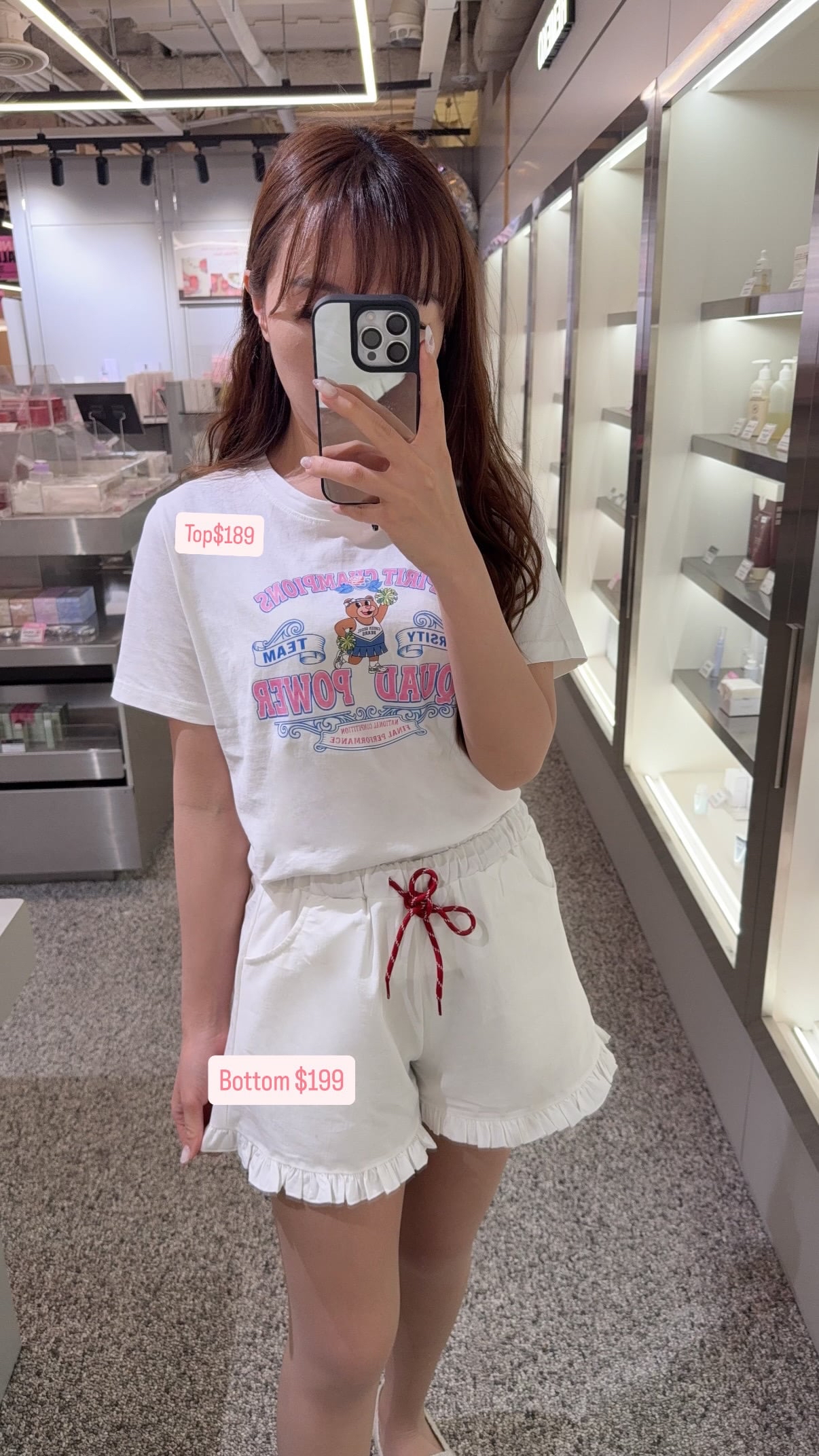大推呢一set🩷褲子是橡筋腰版型超顯瘦大pat pat的女生也可以顯瘦上衣也超級推介著起心情也好d🩷