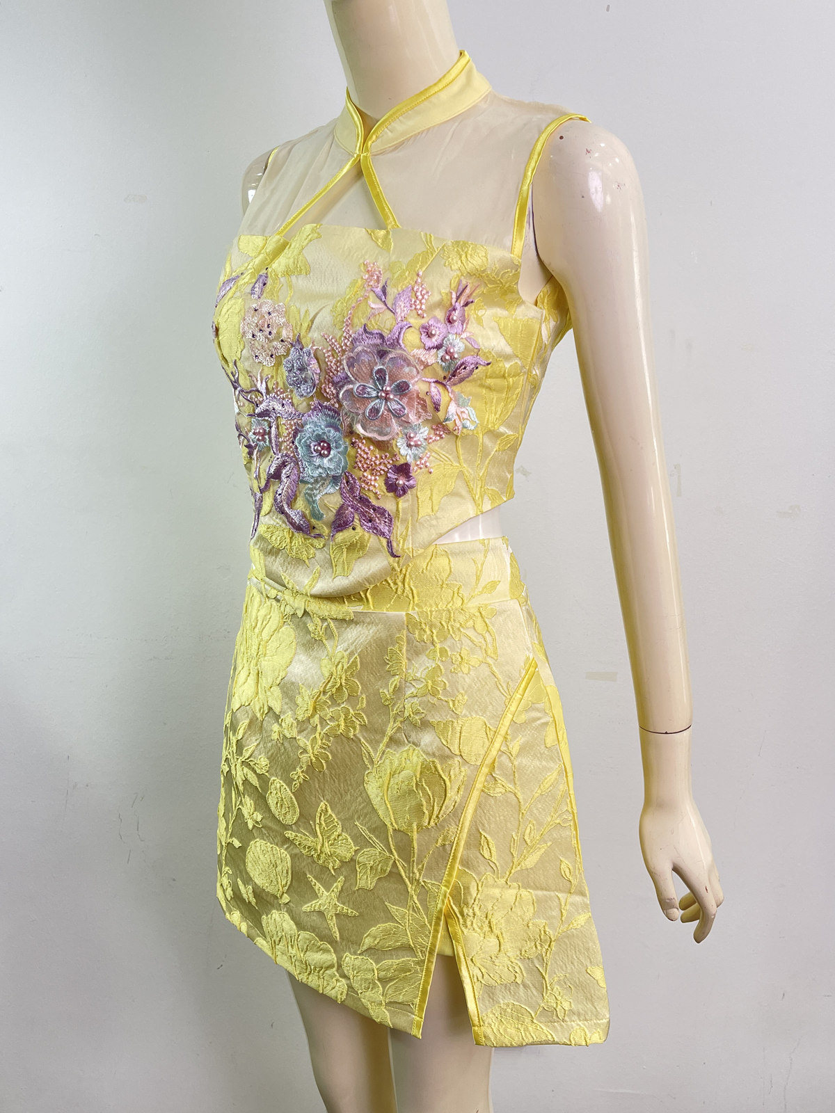 Celestial Bloom Qipao Set MC80