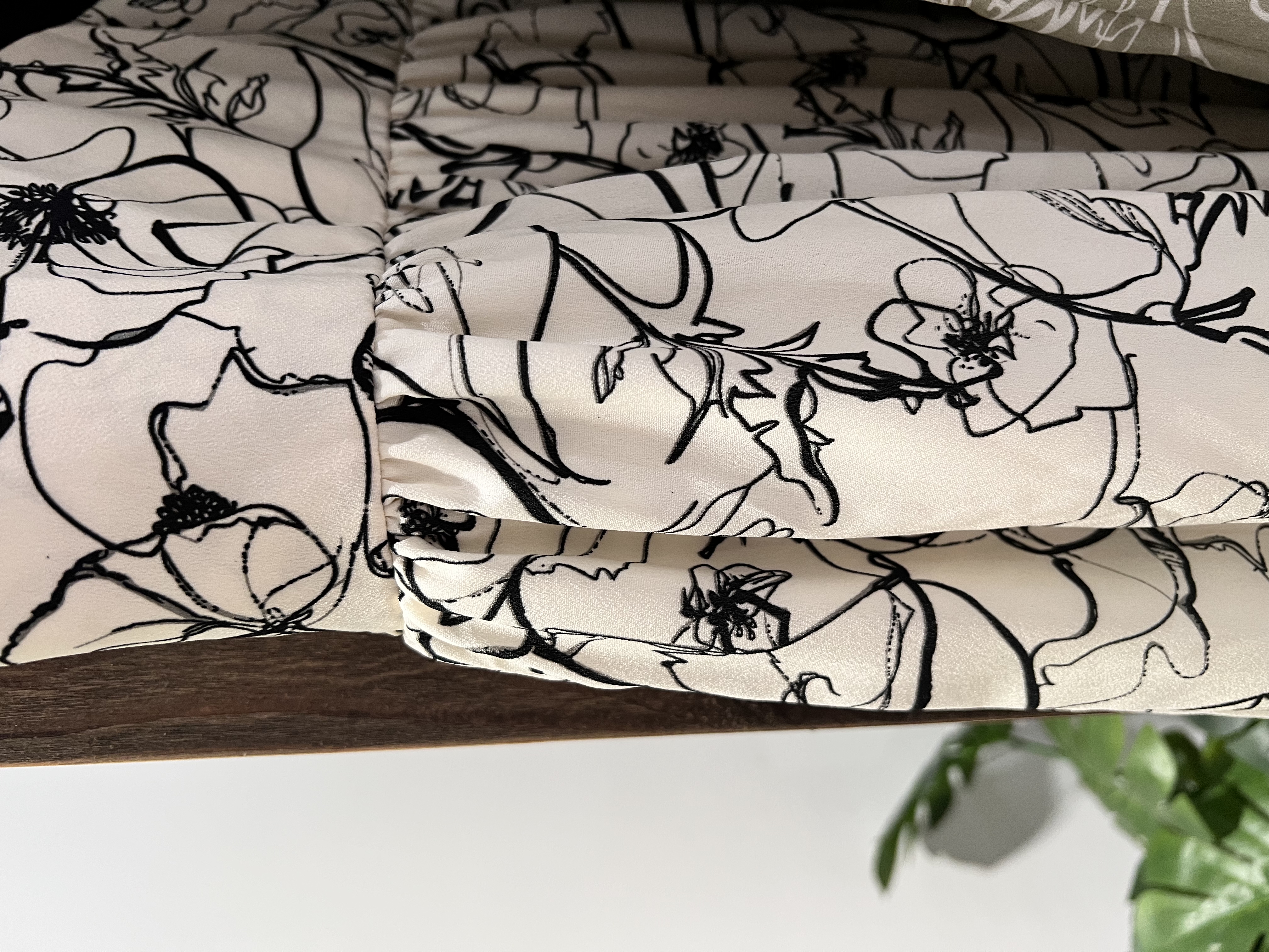 懶人必購👒假兩件花卉拼色洋裝裙(JP)362411