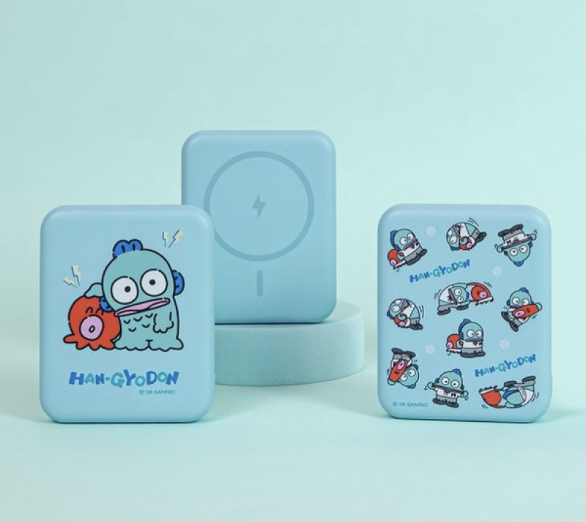 Sanrio Hangyodon水怪充電器5000mAh🩵🔋
