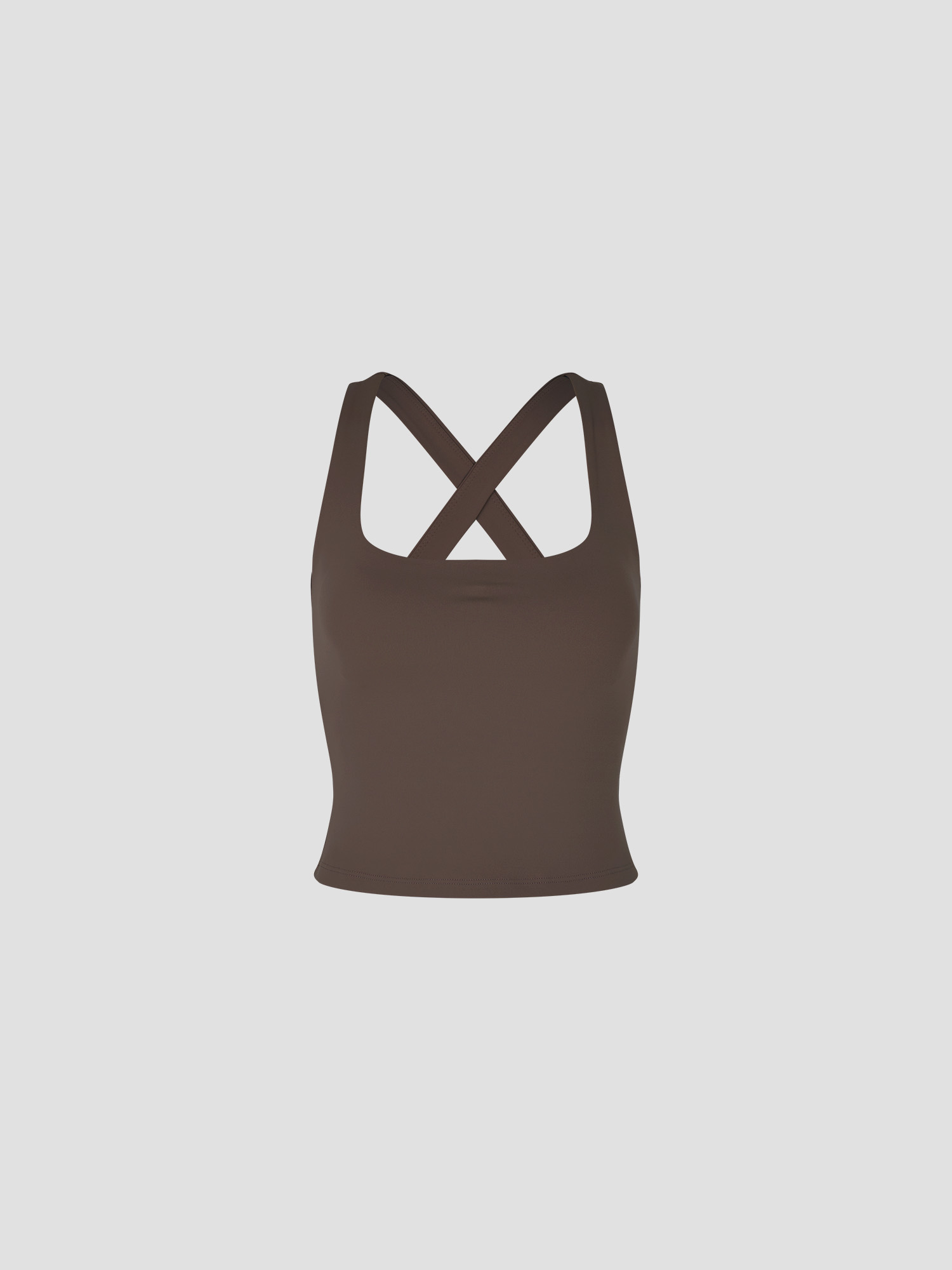 預購_Square-neck Cap Built-in Tank top by Conch
