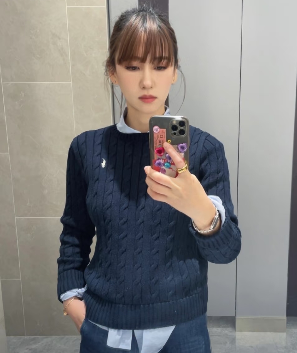 🇺🇸RL polo 女童 麻花卫衣