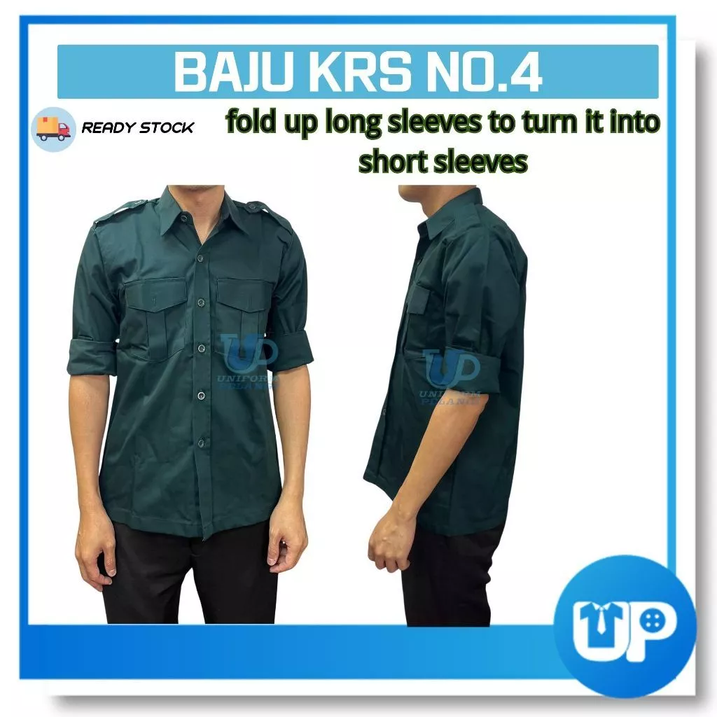 (SET LENGKAP) Kadet Remaja Sekolah (KRS) Pakaian Seragam Uniform Lengakap Sekolah Menengah