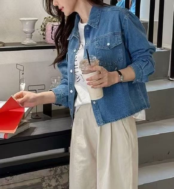 OB OY 短身牛外套（尖袋）