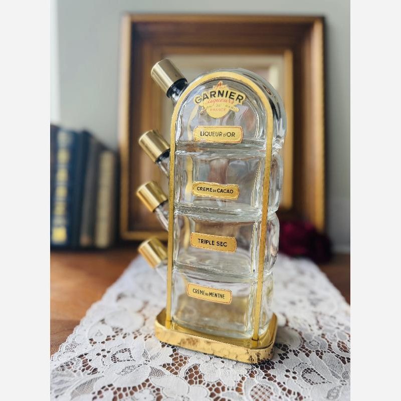 Vintage C.a. 1950s Garnier Liqueur Bottle - 4 in 1- Cannot be taken out separately (MT2201)