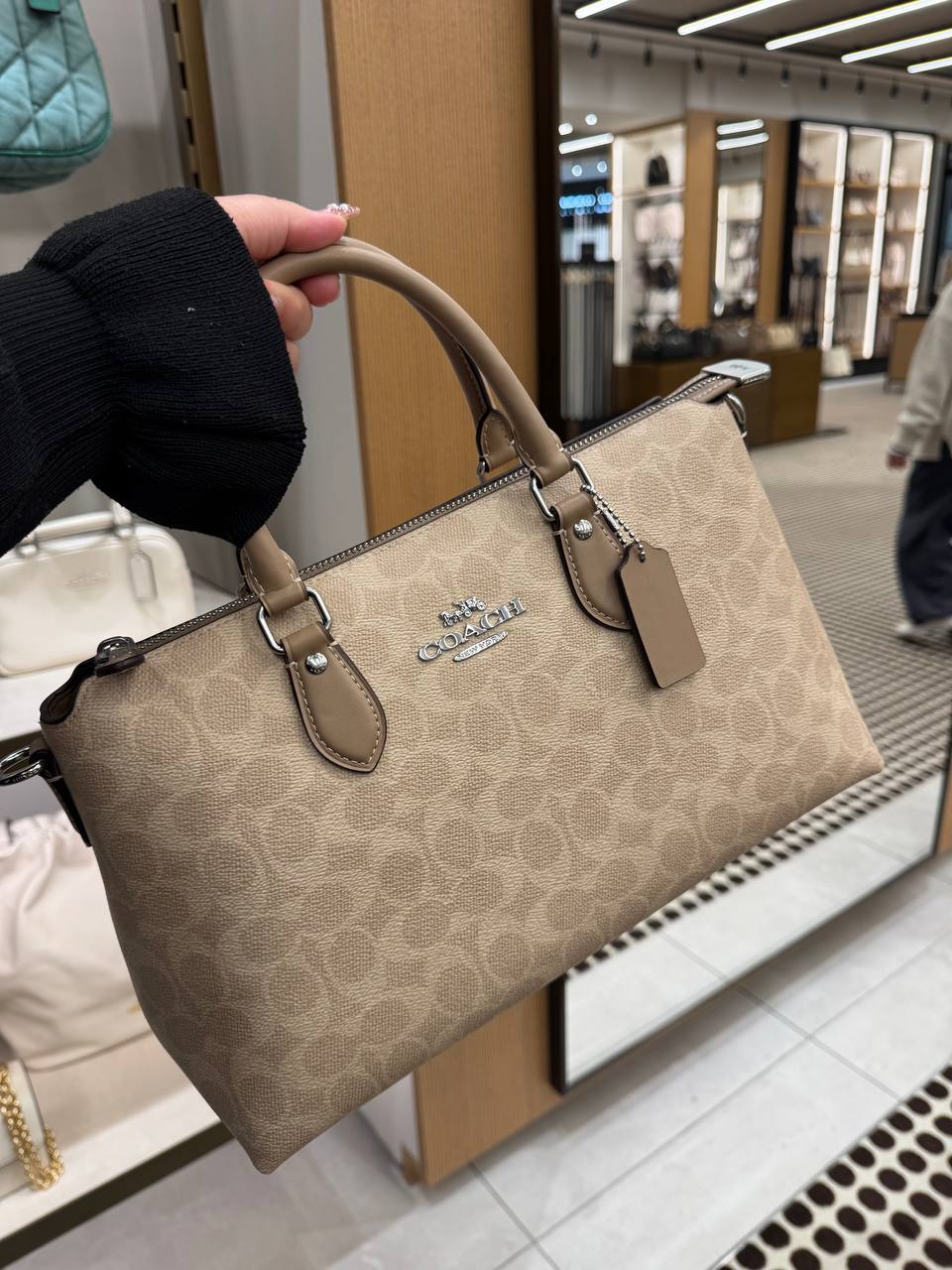 🇯🇵Coach Sadie 奶茶色
