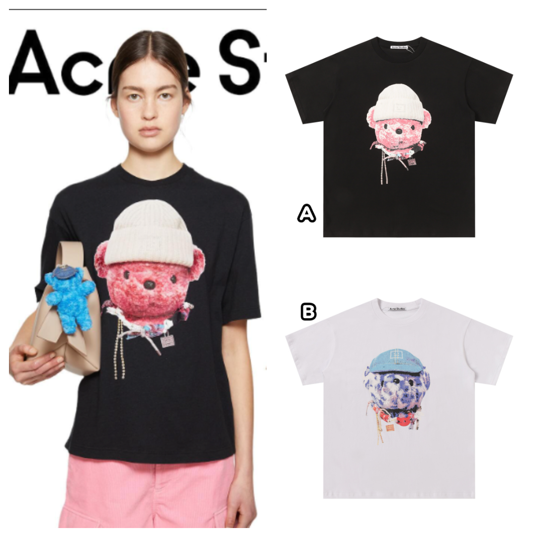 Acne Studios 小熊印花短袖Tee