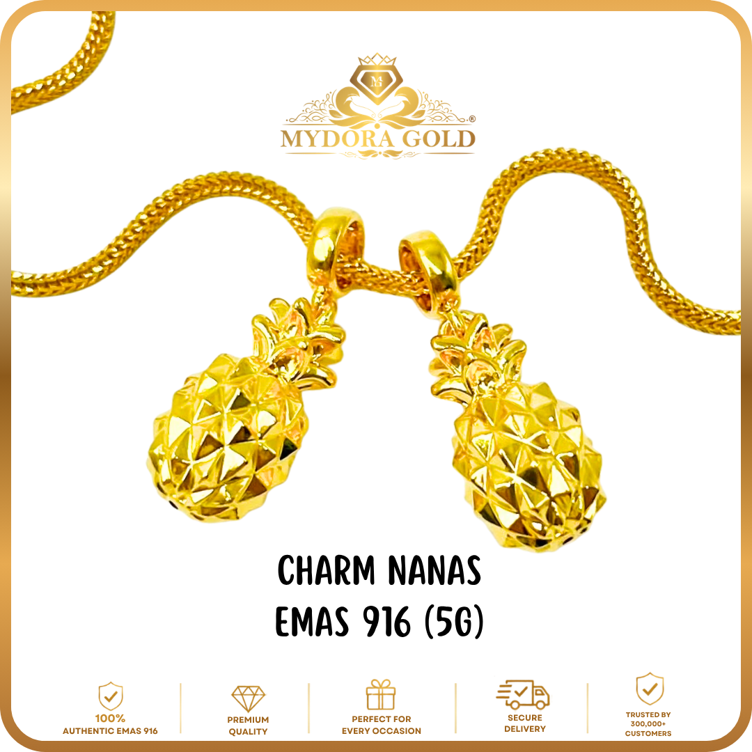 MYDORA Charm Nanas (5G) l EMAS 916/22K