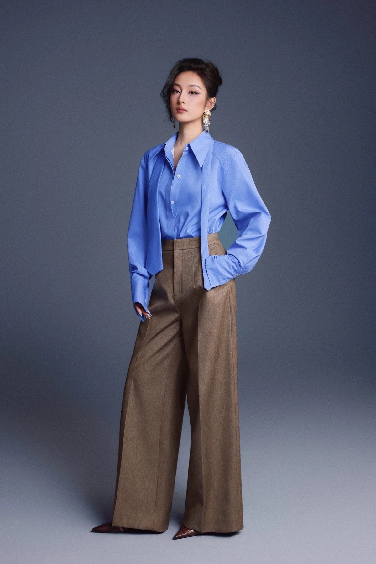 Minimal Wide Leg Pants 