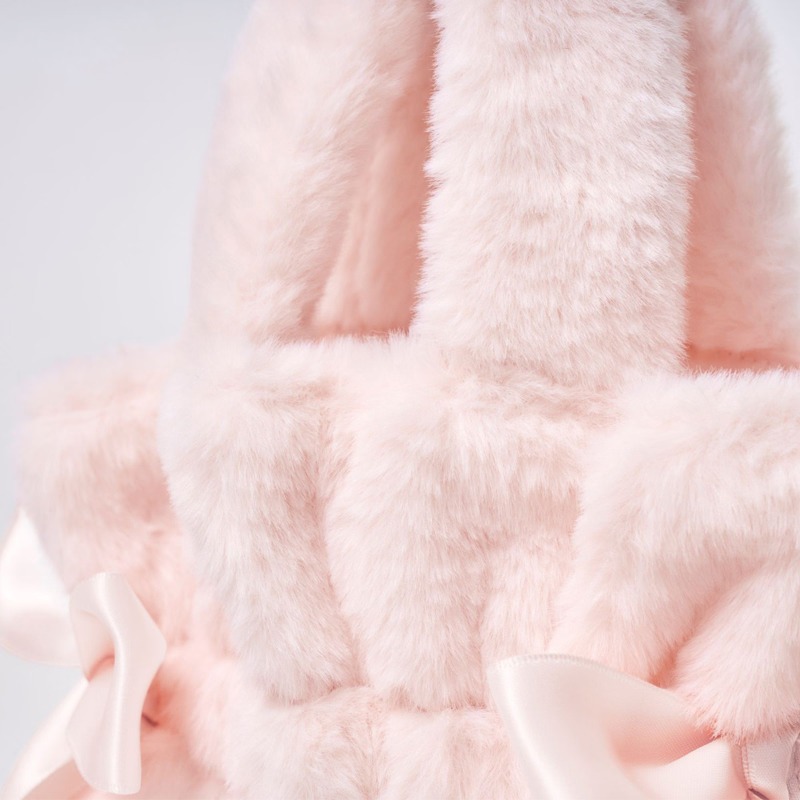 🎀【預訂】Maison de FLEUR 毛毛迷你包 BOOK PEACH