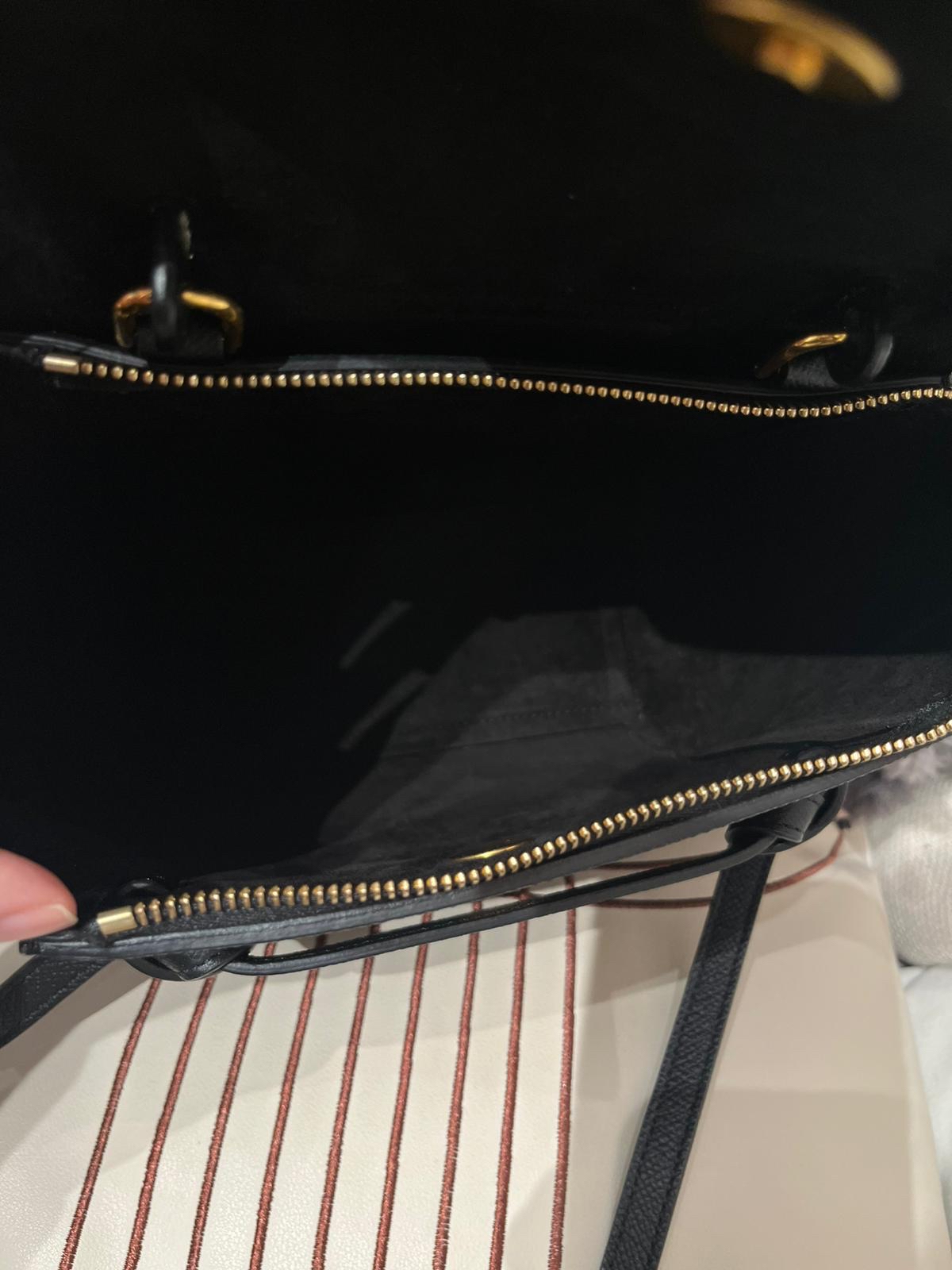 Celine nano belt bag black 黑色牛皮 100%Authentic, 99%New ✅收據✅Dust bag