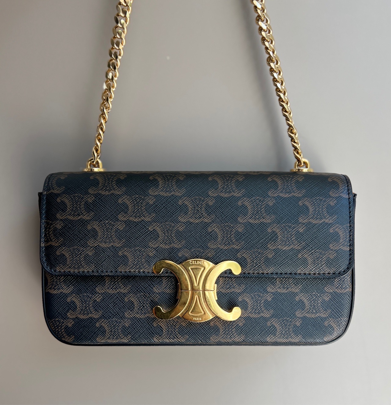 【預訂貨品】Celine凱旋門老花腋下包