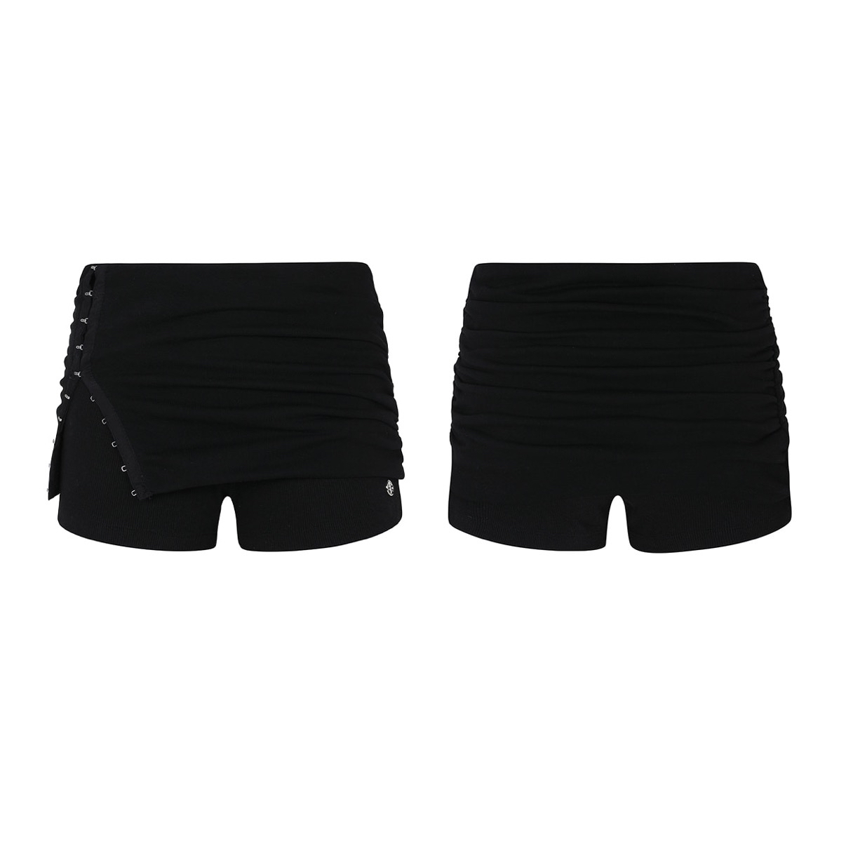 PAIN OR PLEASURE RUBY HOOK SHORTS (SS ver.) black