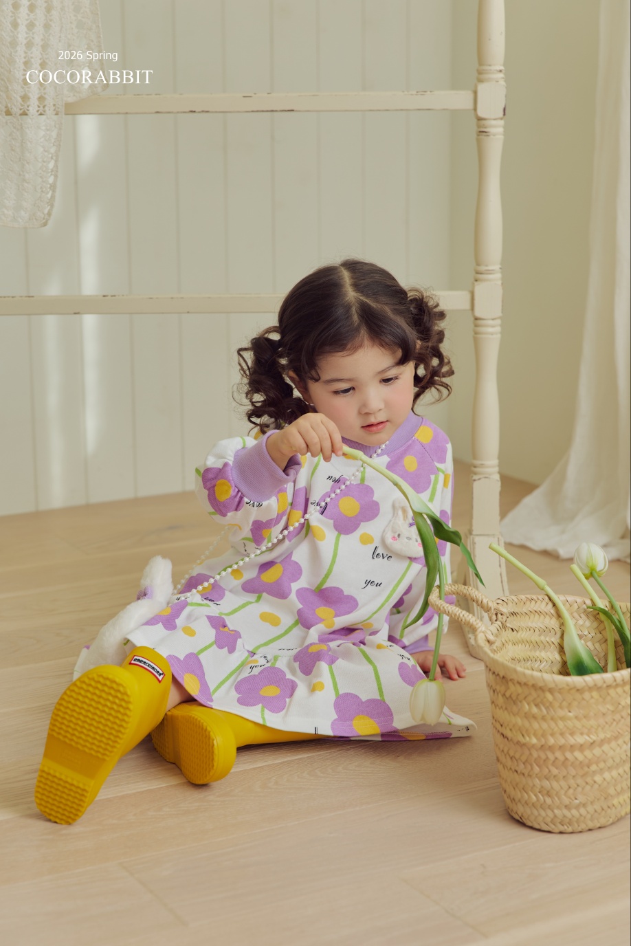 花花兔仔連身裙