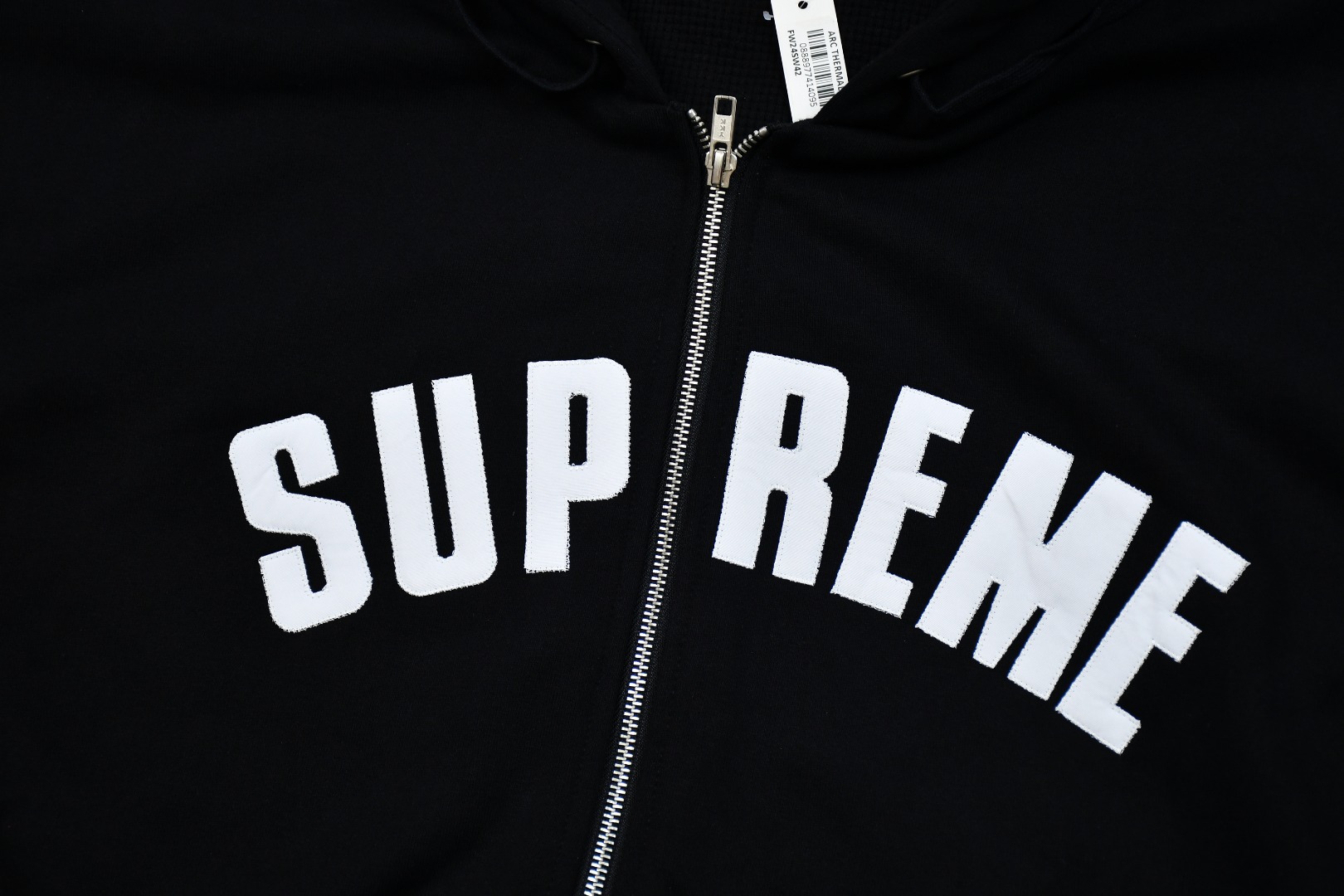 Supreme Arc Thermal Lined Zip Up Hooded Sweatshirt