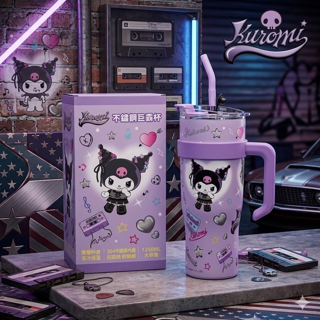 （約7月中到貨）🇹🇼台灣正版授權SANRIO 1250ml不鏽鋼巨霸杯💕