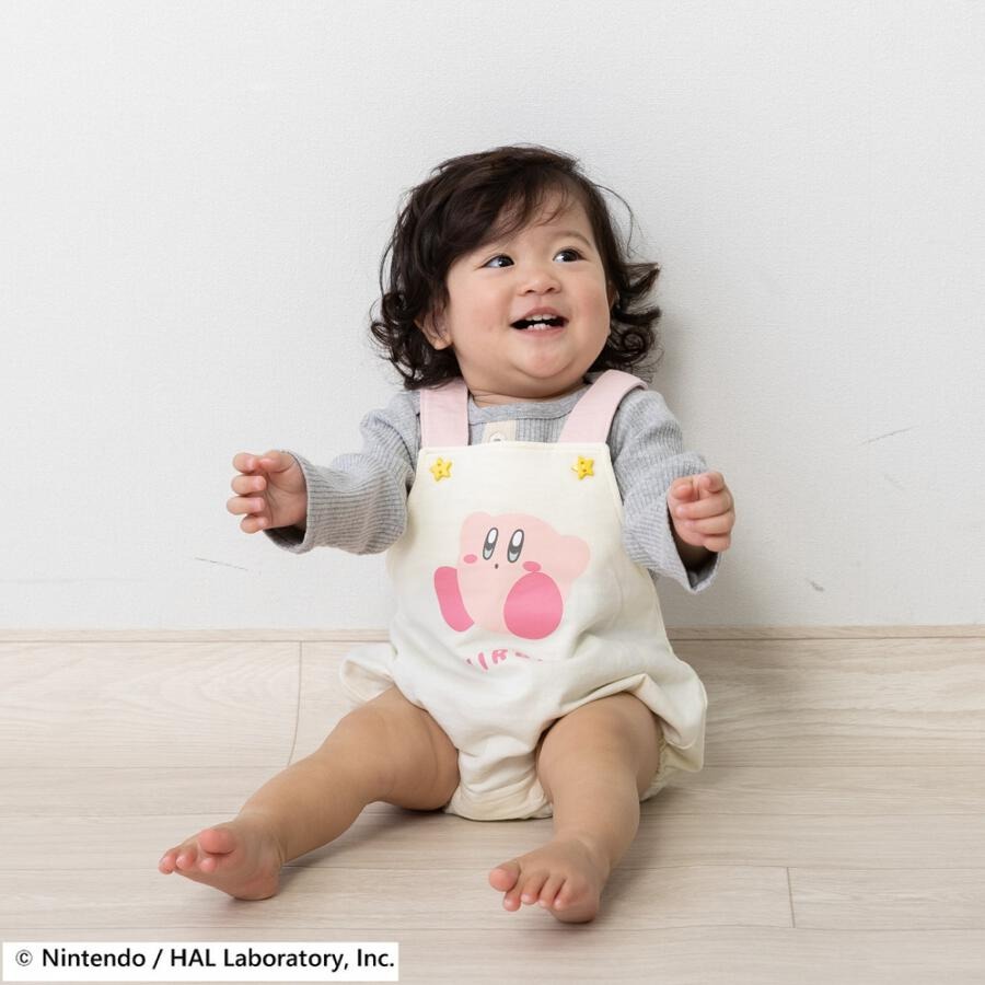 Kirby Baby 星之卡比嬰兒吊帶褲 One size 70-80cm