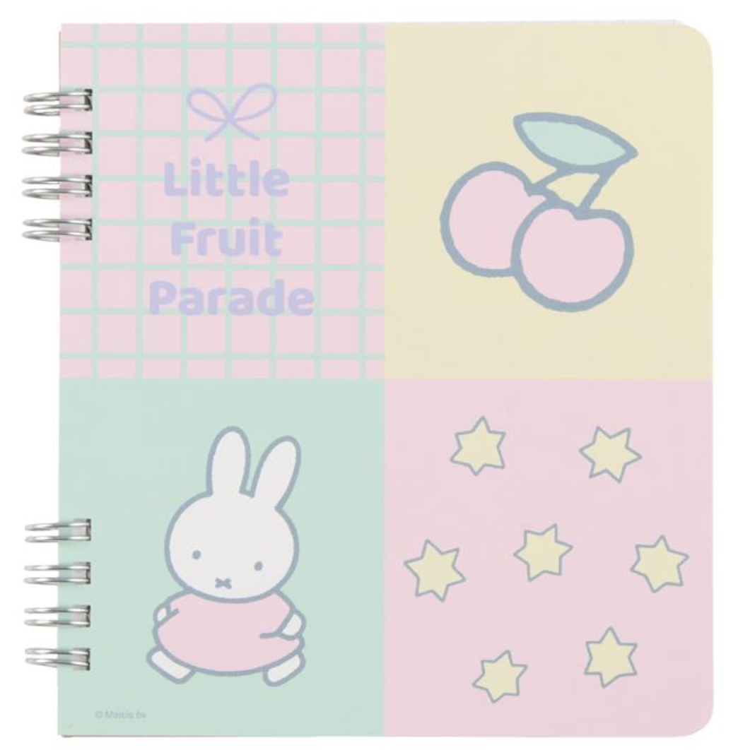 🐰Pre Order  - miffy 聯乘限定 Little Fruit Parade Note book / MT / Sticker  ( 📦 大約 5月中到貨, 若遇到缺貨或其它因素貨期會延遲 ）