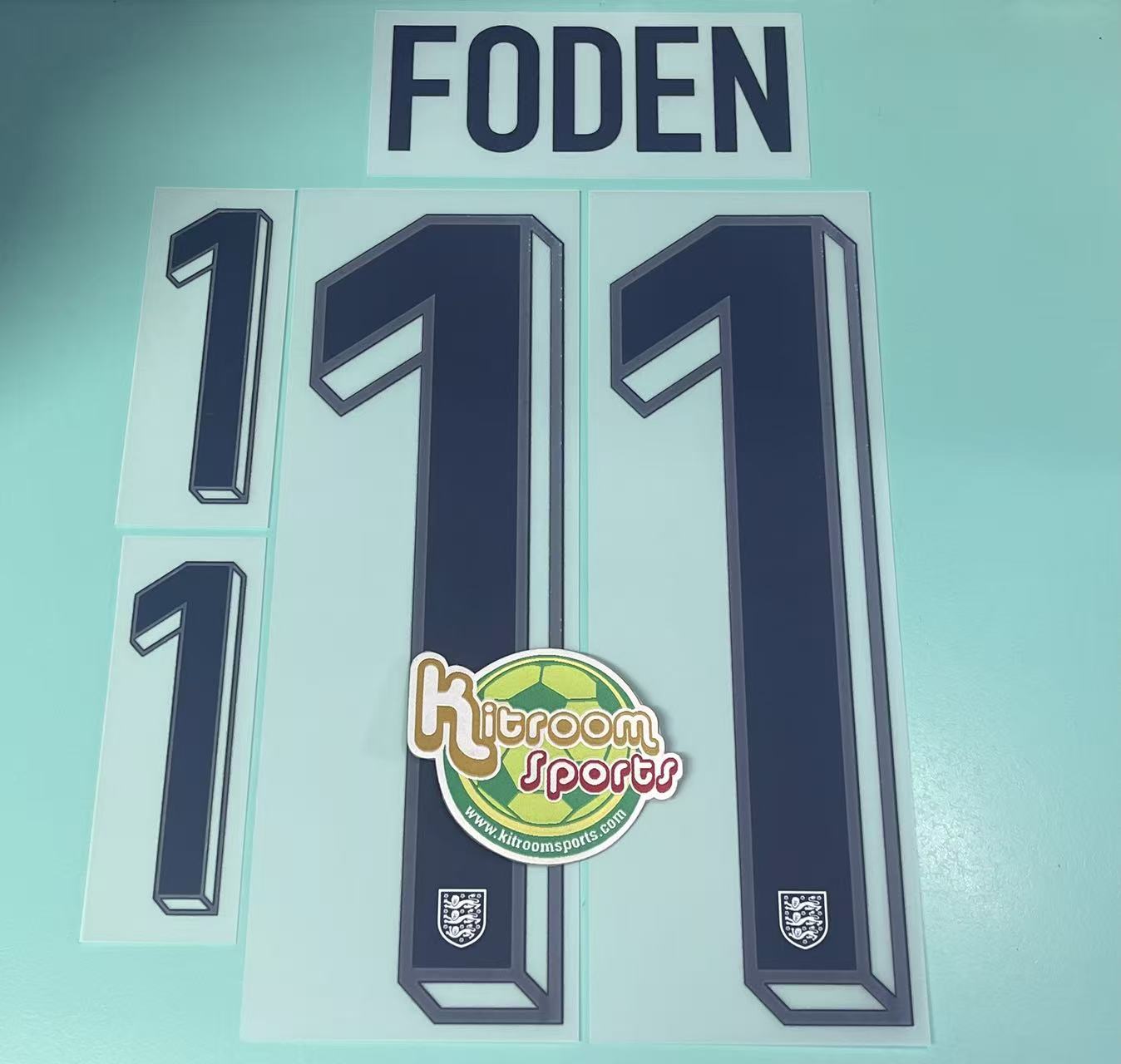 2024 England Home Nameset #11 FODEN