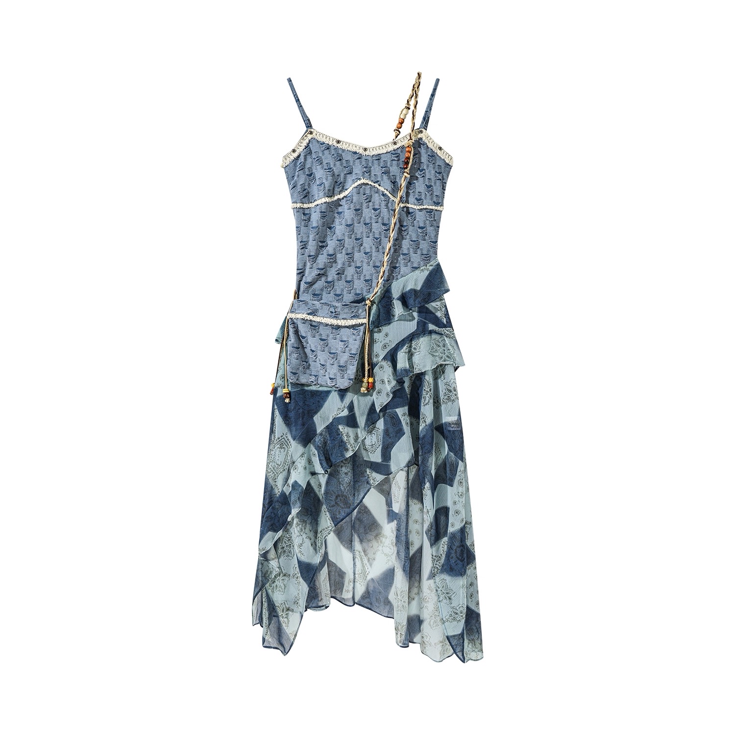 DR350不规则度假长裙