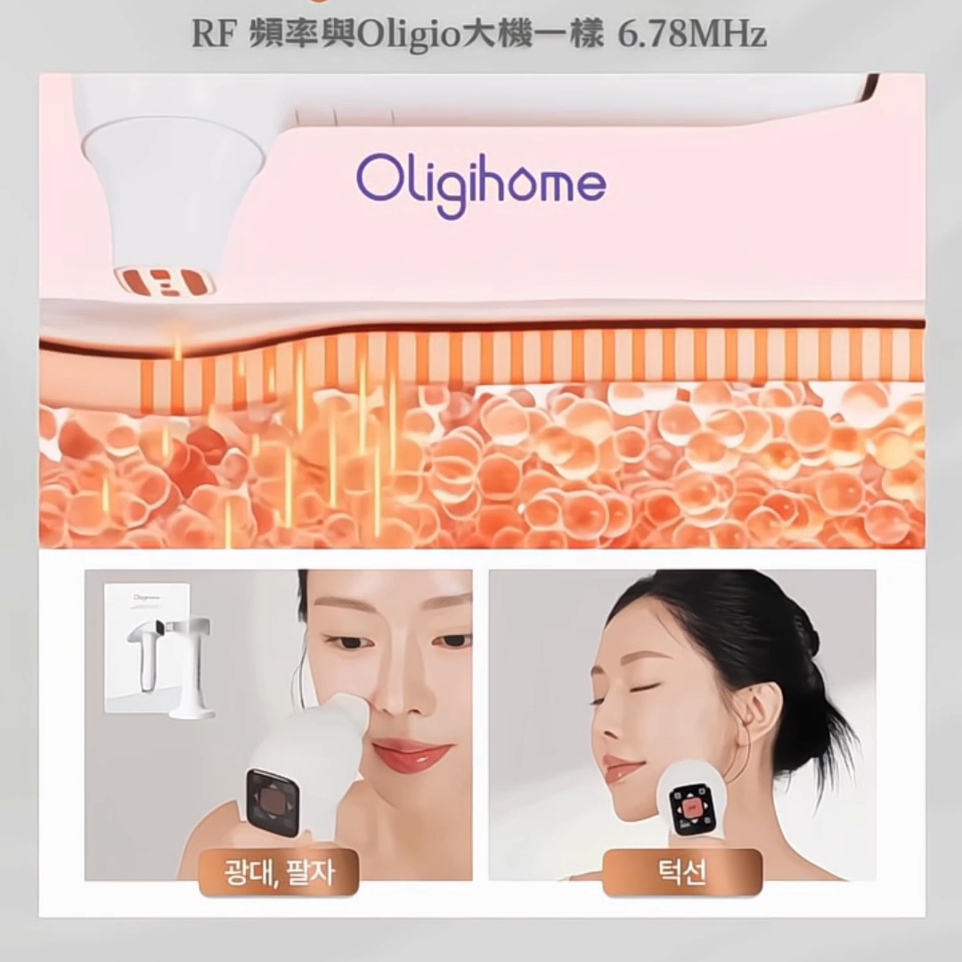 Oligihome 3合1醫美級電波射頻家用全效美容儀 (送導入GEL+仙女霜) 香港行貨一年保養(訂貨4-7天)
