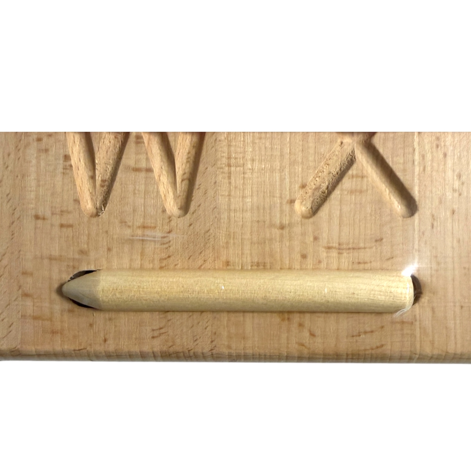 (T0062)趣味木製凹字板（雙面）Fun Fun Wooden Writing Board （包括小木筆）