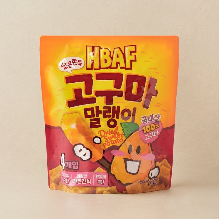 韓國🇰🇷HBAF香甜耐嚼的乾地瓜片 240克