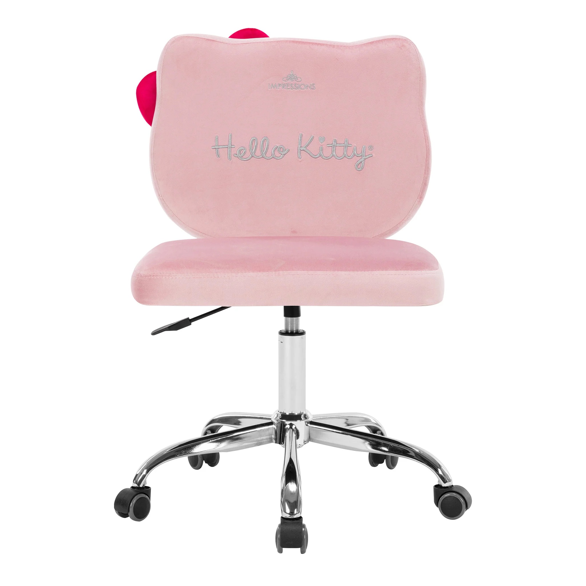 📦訂購 美國代購 Impressions Vanity Sanrio Hello Kitty Kawaii Swivel Vanity Chair旋轉式辦公桌椅 化妝椅