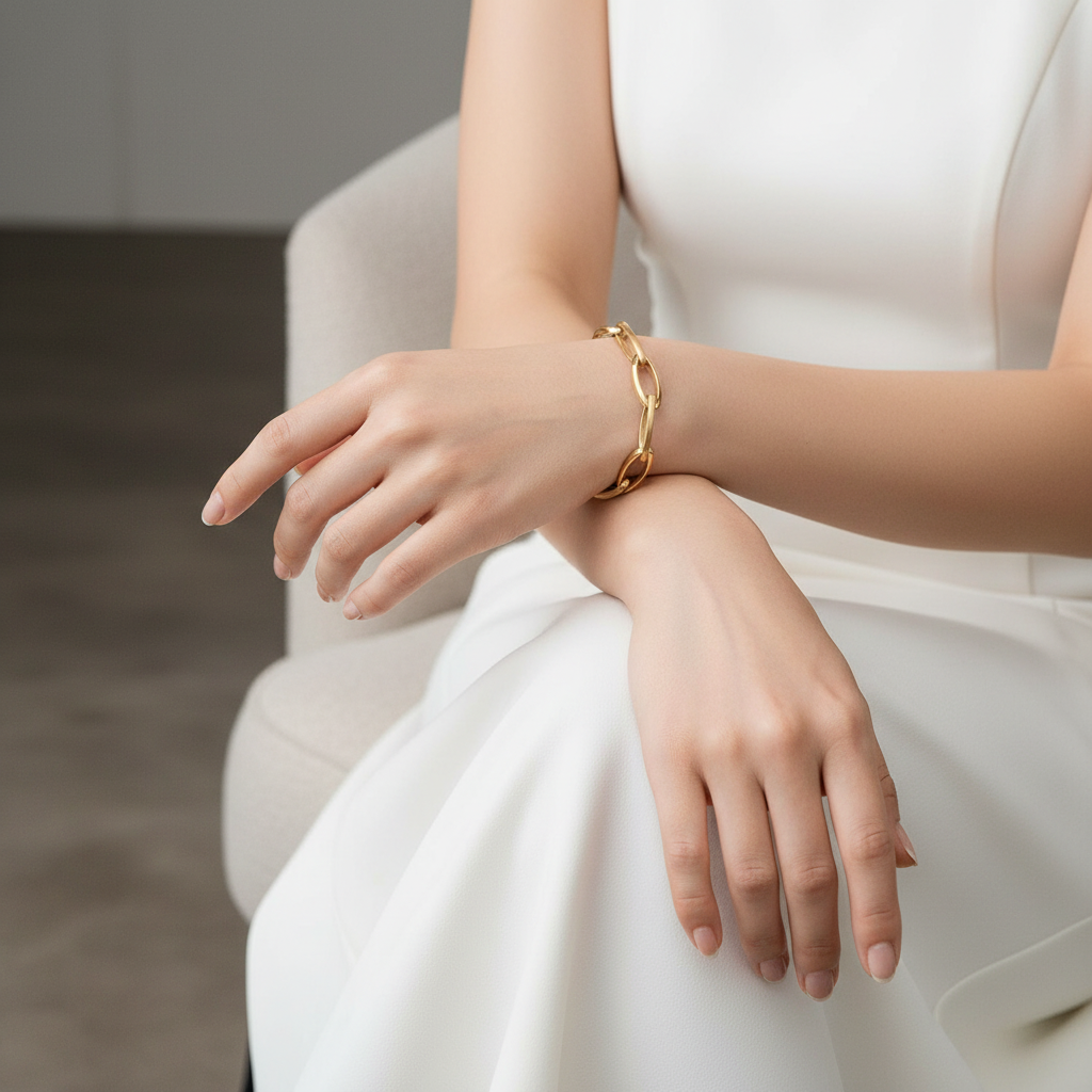 Boccia Titanium 03071-02 Bracelet 鈦金屬 / 鍍金手鏈 