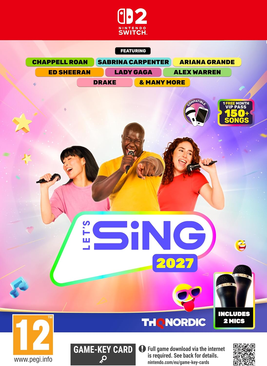 【預售 3/11】SW2 Let's Sing 2027【2 Mic Bundle】英文  (英文封面) PO1041