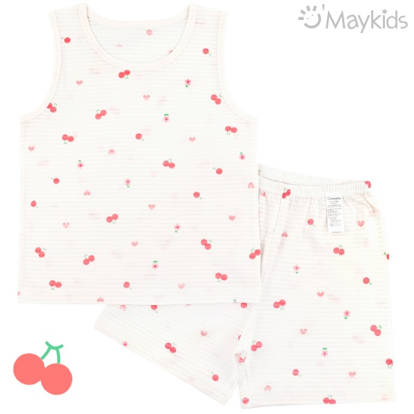 Maykids 無袖家居服 (可愛櫻桃)