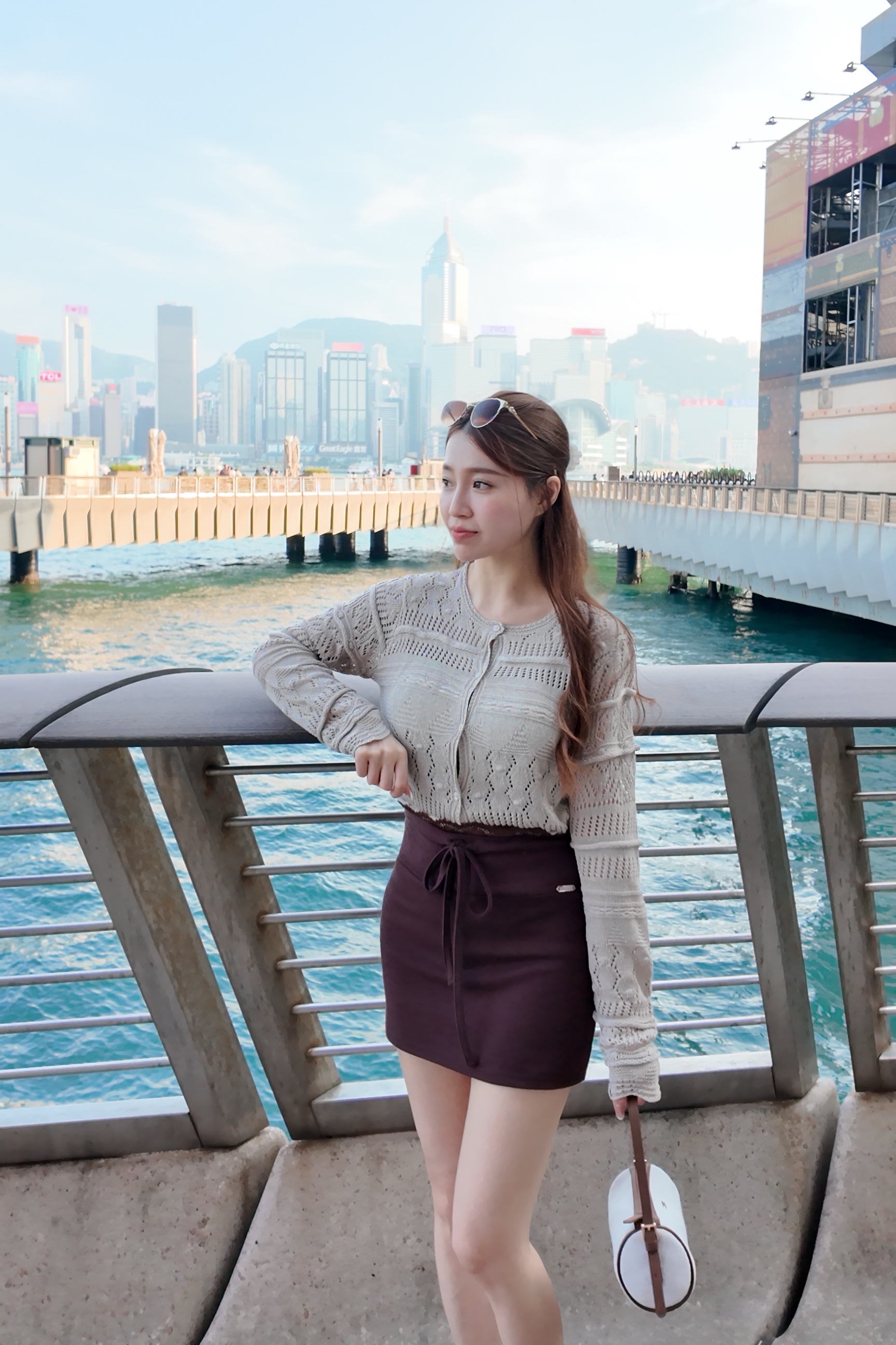 ♥︎法式貝殼縷空Cardigan