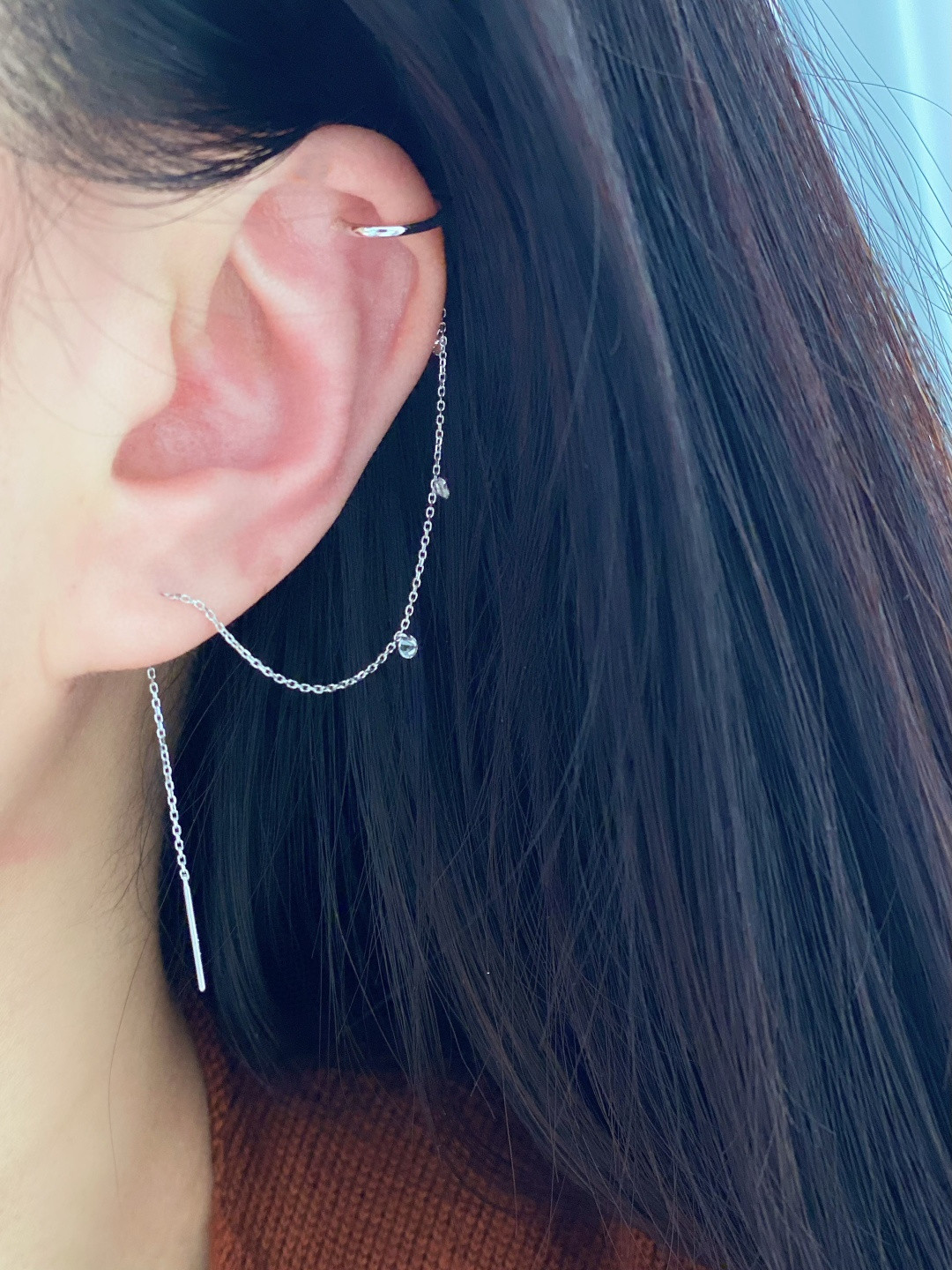 18K Diamond Ear Cuff