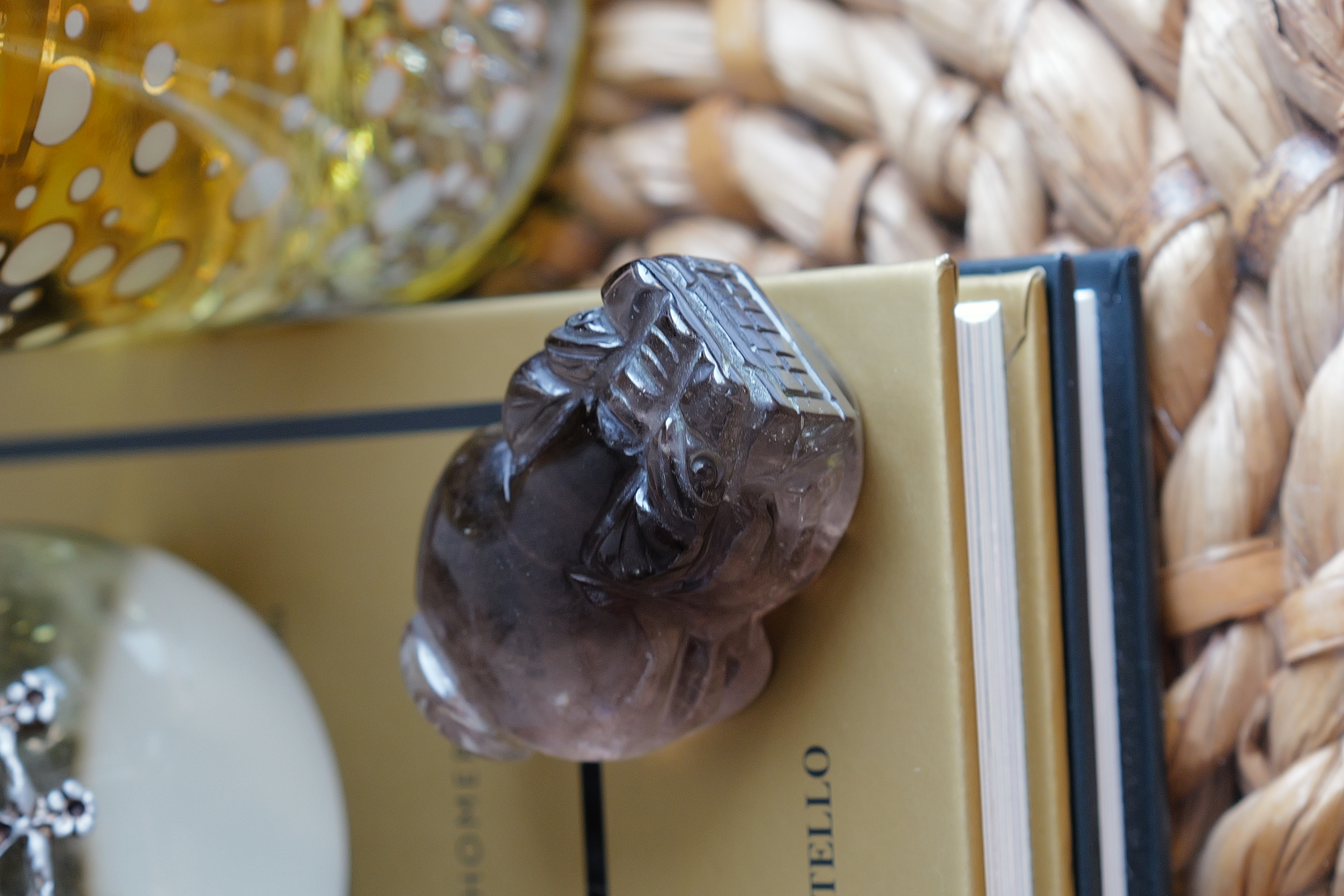 ༒5.2cm茶晶金錢貔貅擺件༒ PU.1231H5JG7A-RA18*A77