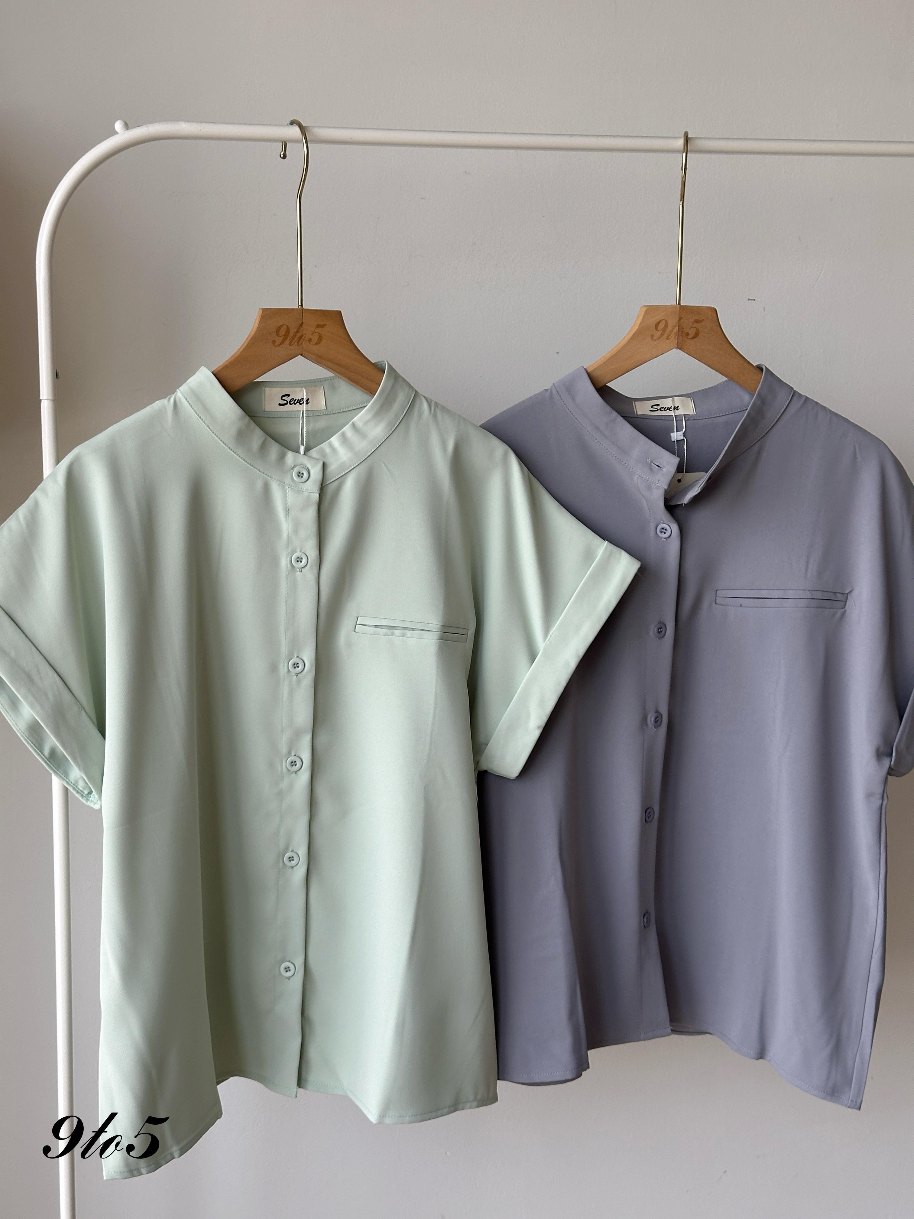 T4119 Cape Sleeve Shirt - 5 Colors 