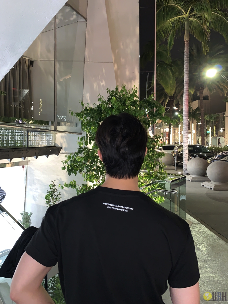 【100%保證韓國直送】韓國品牌原創系列 簡約前後字母印花挺闊修身肌肉版型短袖 Tee 👕 [3 color] RL114906