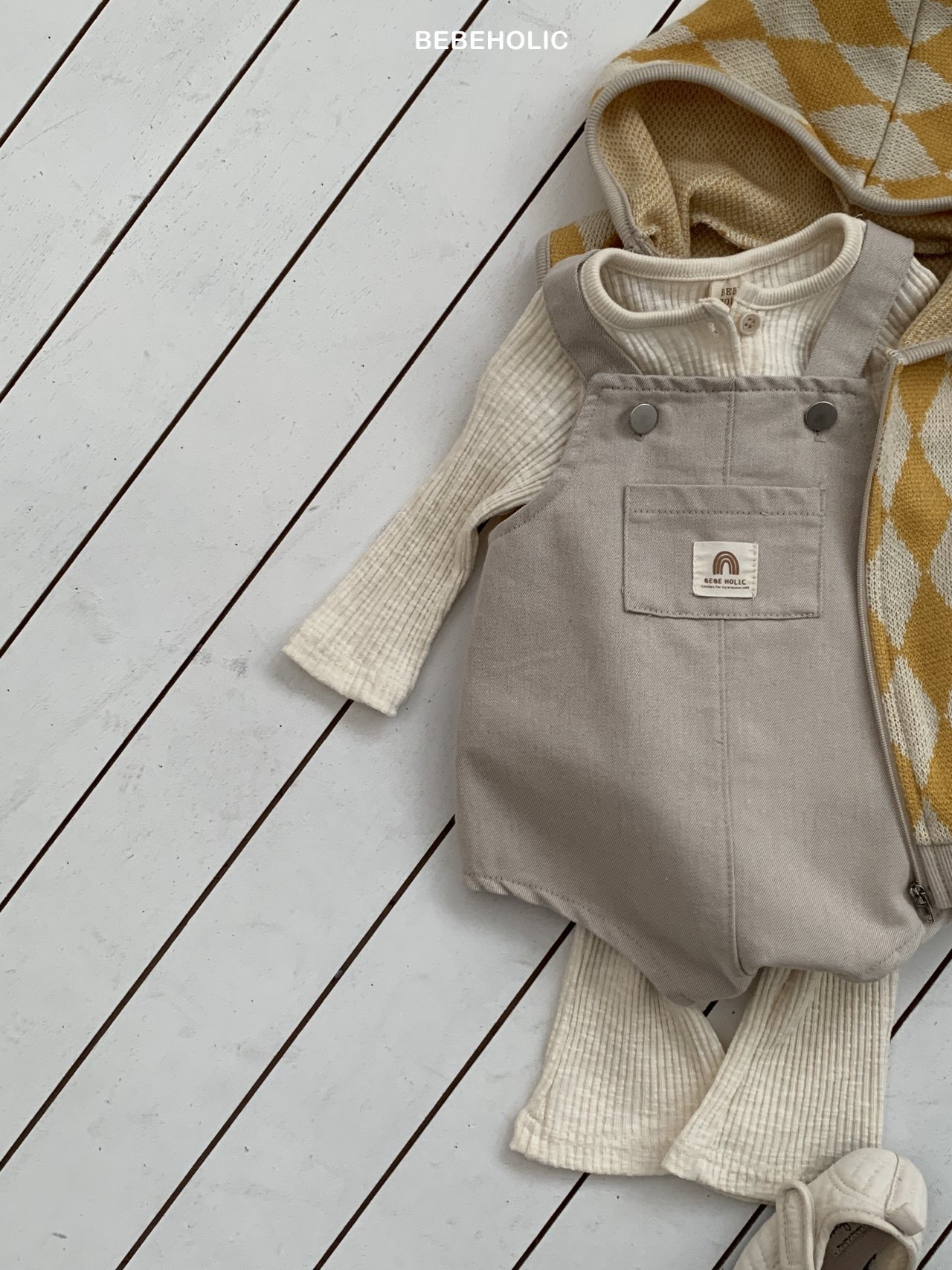 🌸預訂 韓國直送🌸🇰🇷BEBEHOLIC兩色口袋吊帶連身褲