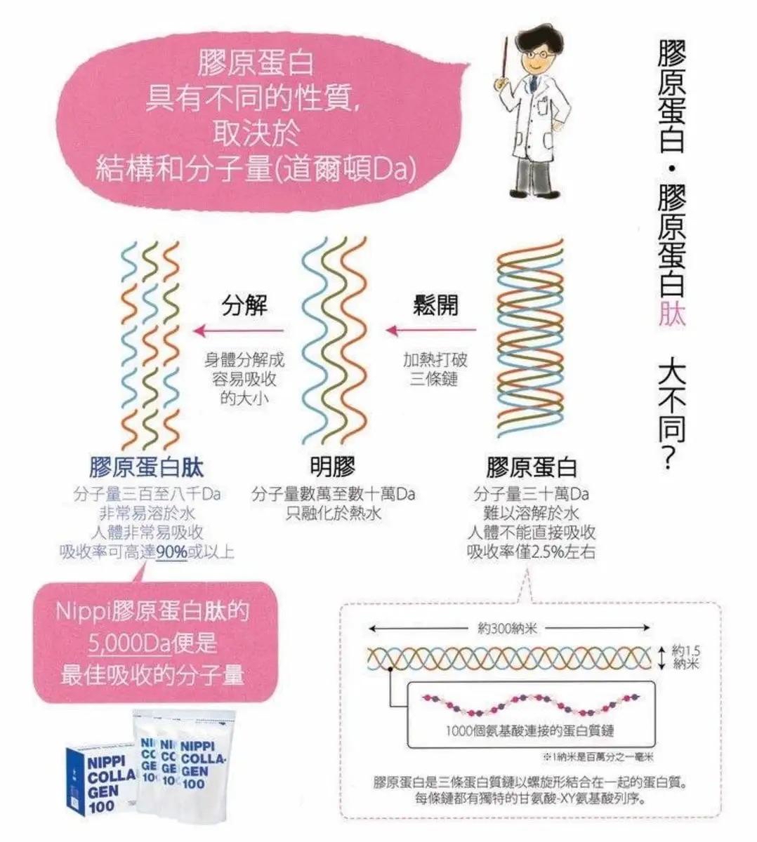 Nippi Collagen 100 美顏膠原蛋白肽 30包x3g